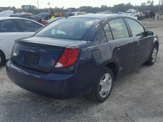 1G8AJ55F87Z129373 - 2007 SATURN ION LEVEL BLUE photo 4