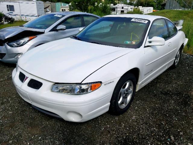 1G2WP12K9XF297517 - 1999 PONTIAC GRAND PRIX WHITE photo 2