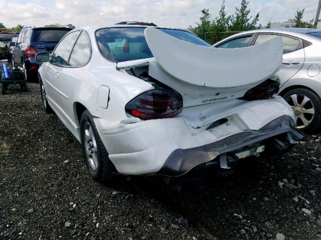 1G2WP12K9XF297517 - 1999 PONTIAC GRAND PRIX WHITE photo 3