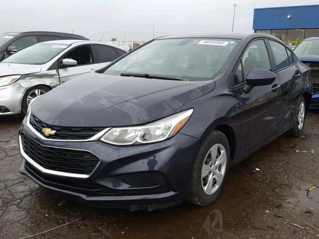 1G1BC5SMXG7320823 - 2016 CHEVROLET CRUZE LS BLUE photo 2