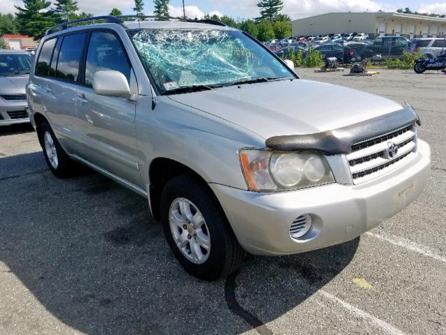 JTEGF21A020046250 - 2002 TOYOTA HIGHLANDER SILVER photo 1