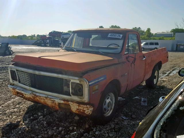 CCE232S158484 - 1972 CHEVROLET C20 RED photo 2