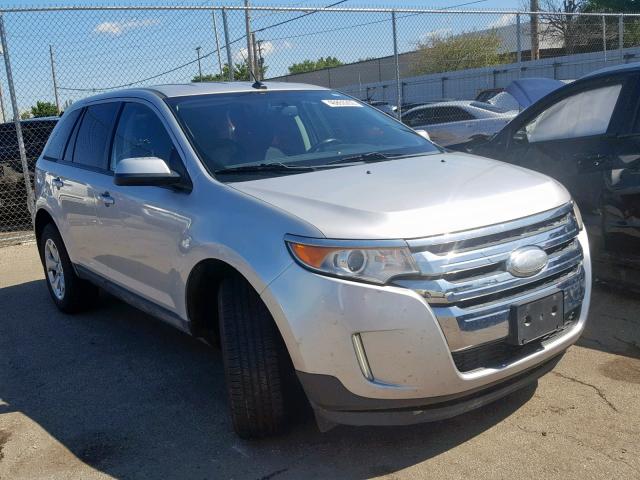 2FMDK3JC8CBA04625 - 2012 FORD EDGE SEL SILVER photo 1