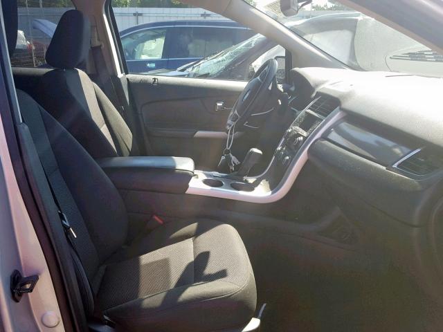 2FMDK3JC8CBA04625 - 2012 FORD EDGE SEL SILVER photo 5