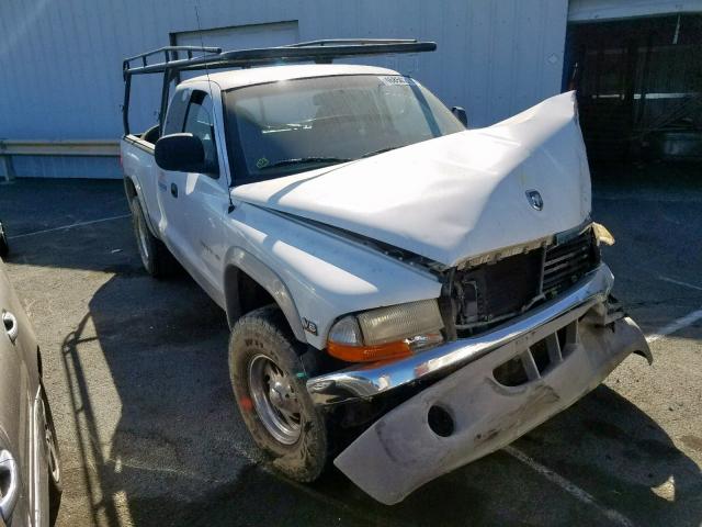 1B7GG22Y8WS619774 - 1998 DODGE DAKOTA WHITE photo 1