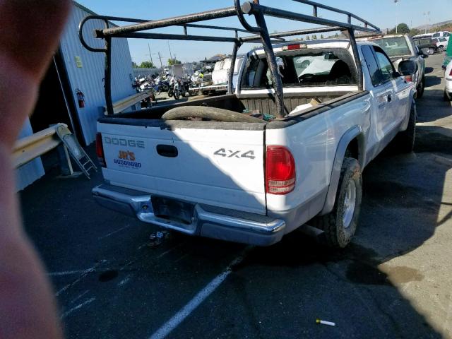 1B7GG22Y8WS619774 - 1998 DODGE DAKOTA WHITE photo 4