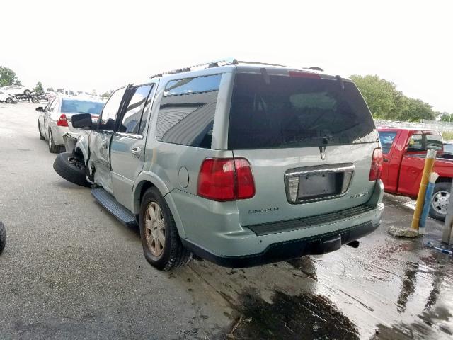 5LMFU27535LJ22989 - 2005 LINCOLN NAVIGATOR GREEN photo 3