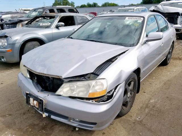 19UUA56692A059957 - 2002 ACURA 3.2TL SILVER photo 2