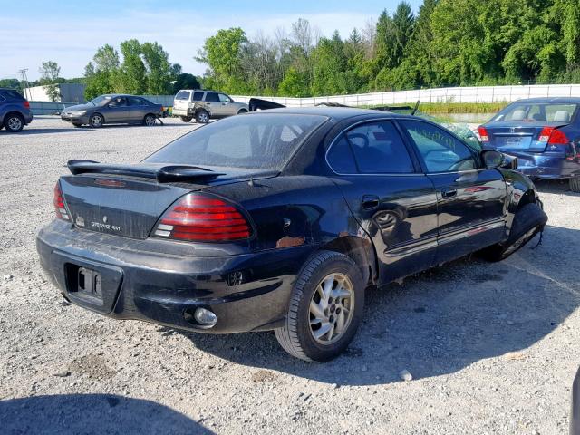 1G2NE52F84M634861 - 2004 PONTIAC GRAND AM S BLACK photo 4
