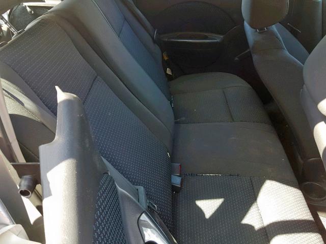 KL1TD666X6B544011 - 2006 CHEVROLET AVEO BASE ვერცხლისფერი ფოტო 6