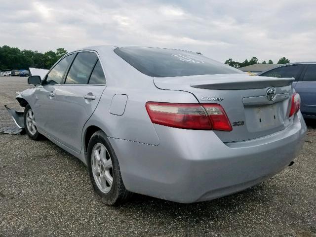 4T1BE46K17U145749 - 2007 TOYOTA CAMRY NEW SILVER photo 3