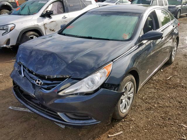 5NPEB4AC3BH149752 - 2011 HYUNDAI SONATA GLS BLUE photo 2