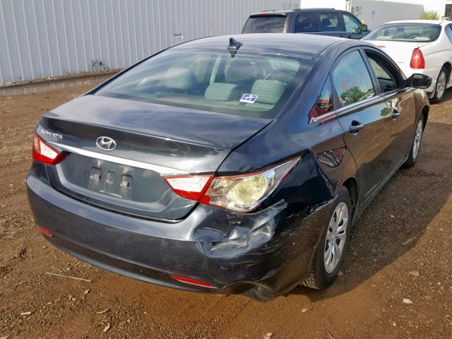 5NPEB4AC3BH149752 - 2011 HYUNDAI SONATA GLS BLUE photo 4