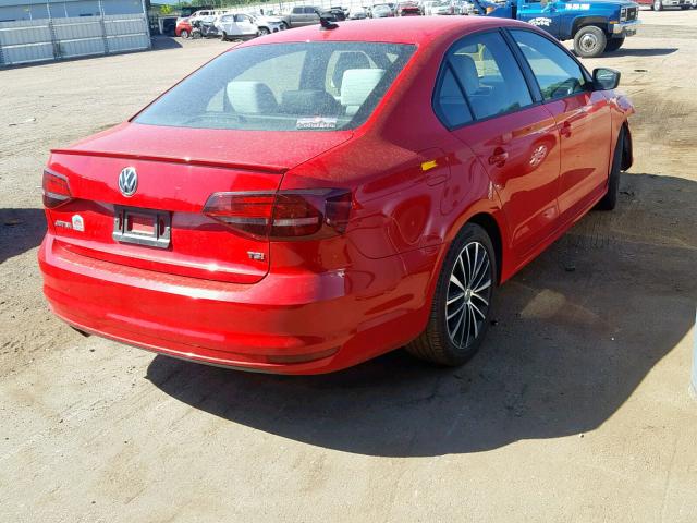 3VWD17AJ3GM303731 - 2016 VOLKSWAGEN JETTA SPOR RED photo 4