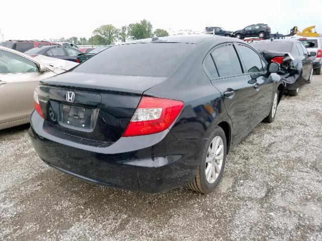 2HGFB2F95CH536773 - 2012 HONDA CIVIC EXL 黑色 照片 4