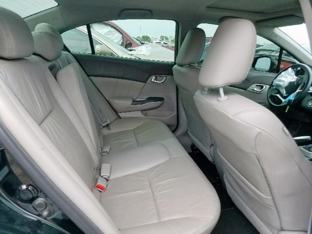 2HGFB2F95CH536773 - 2012 HONDA CIVIC EXL 黑色 照片 6