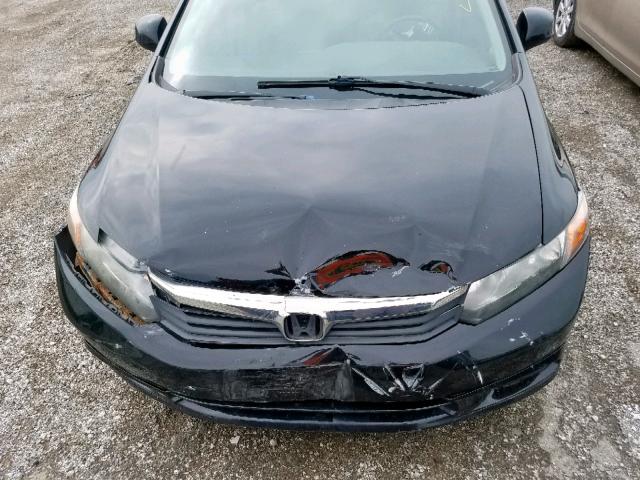 2HGFB2F95CH536773 - 2012 HONDA CIVIC EXL 黑色 照片 7