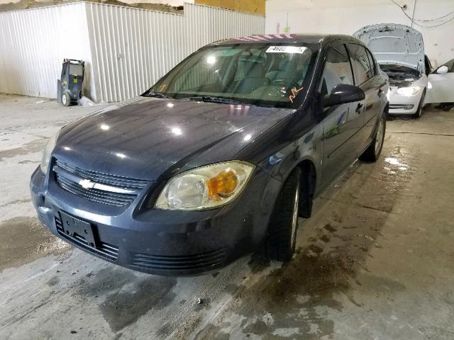 1G1AT58H297108068 - 2009 CHEVROLET COBALT LT BLUE photo 2