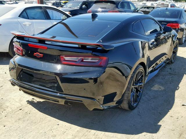 1G1FK1R66J0180550 - 2018 CHEVROLET CAMARO ZL1 黑色 照片 4