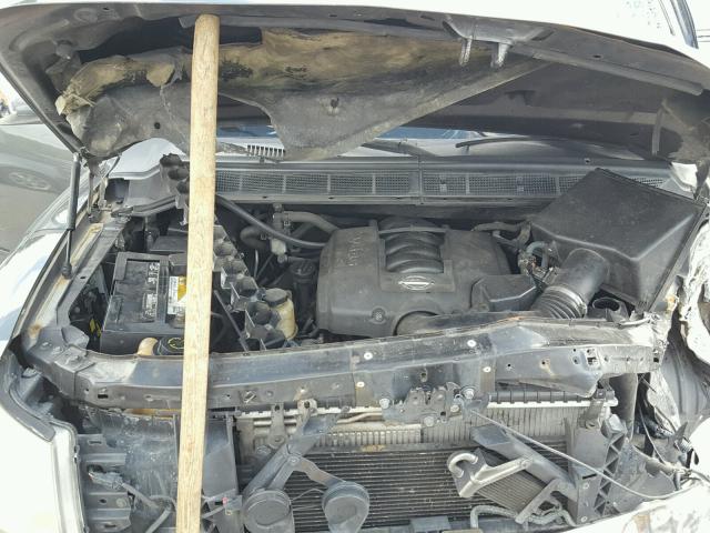 5N1AA08B74N715675 - 2004 NISSAN ARMADA SE GRAY photo 7