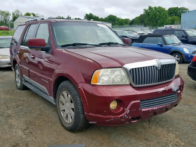 5LMFU28R14LJ26684 - 2004 LINCOLN NAVIGATOR RED photo 1