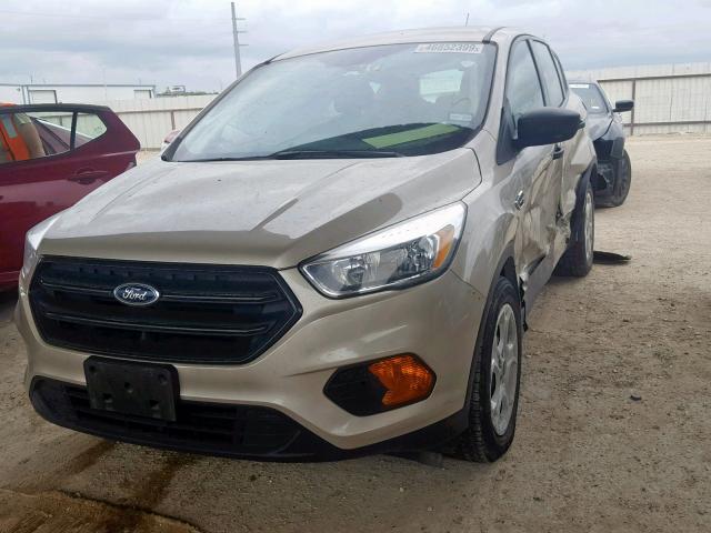 1FMCU0F79HUE09247 - 2017 FORD ESCAPE S TAN photo 2