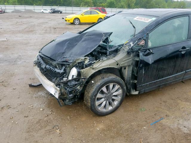 1HGFA16929L003319 - 2009 HONDA CIVIC EXL 黑色 照片 9