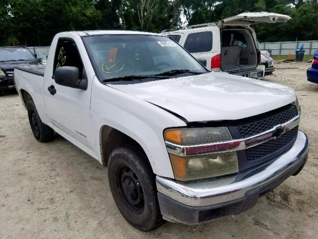 1GCCS148358290742 - 2005 CHEVROLET COLORADO WHITE photo 1