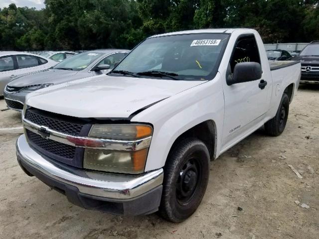 1GCCS148358290742 - 2005 CHEVROLET COLORADO WHITE photo 2