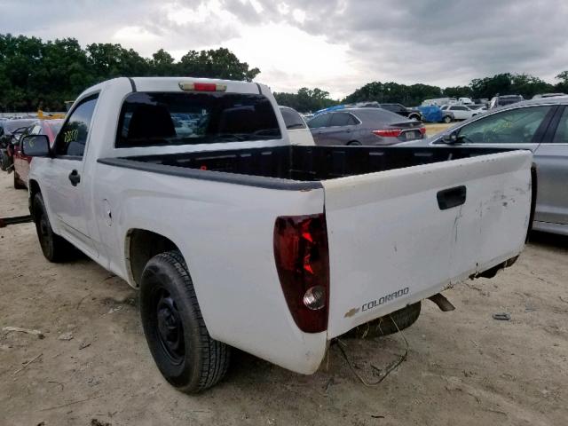 1GCCS148358290742 - 2005 CHEVROLET COLORADO WHITE photo 3