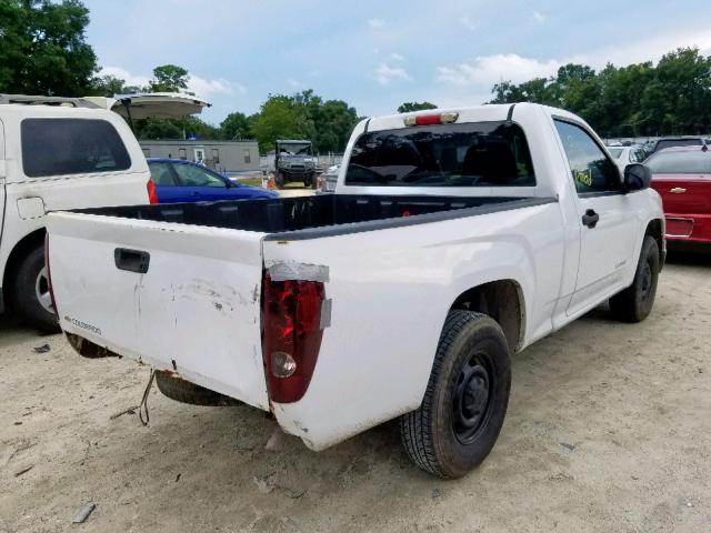 1GCCS148358290742 - 2005 CHEVROLET COLORADO WHITE photo 4