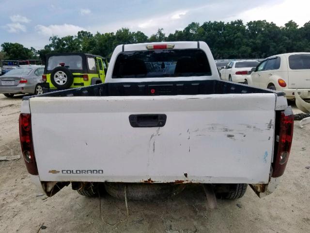 1GCCS148358290742 - 2005 CHEVROLET COLORADO WHITE photo 6