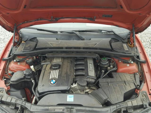 WBAUP735X9VK76549 - 2009 BMW 128 I RED photo 7