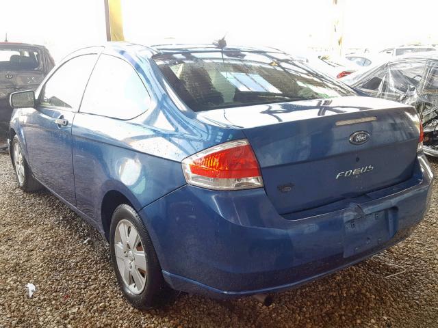 1FAHP32N38W293027 - 2008 FORD FOCUS S/SE BLUE photo 3