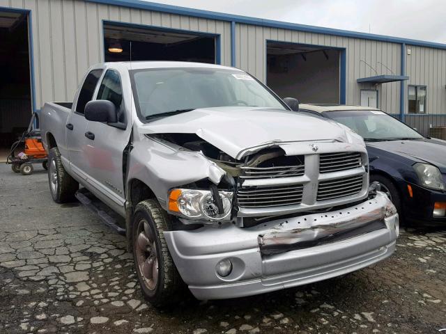 1D7HU18D45S280785 - 2005 DODGE RAM 1500 S SILVER photo 1