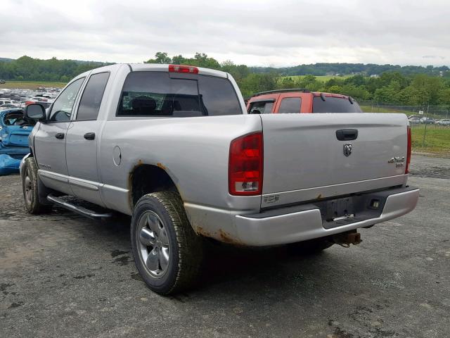 1D7HU18D45S280785 - 2005 DODGE RAM 1500 S SILVER photo 3