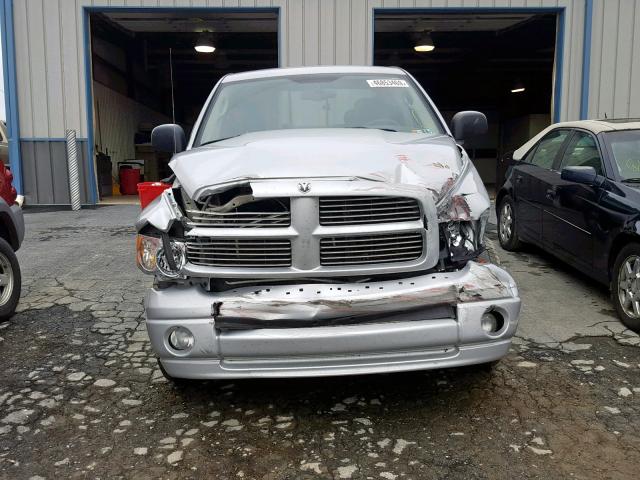 1D7HU18D45S280785 - 2005 DODGE RAM 1500 S SILVER photo 9