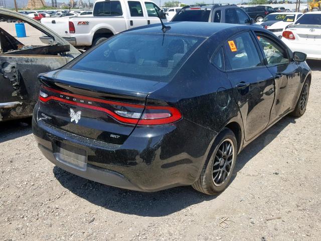 1C3CDFBBXGD550932 - 2016 DODGE DART SXT BLACK photo 4