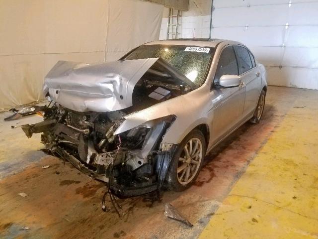 1HGCP26839A013464 - 2009 HONDA ACCORD EXL SILVER photo 2