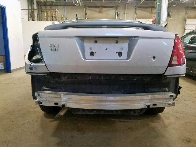 1G8AN15F46Z107110 - 2006 SATURN ION LEVEL SILVER photo 9