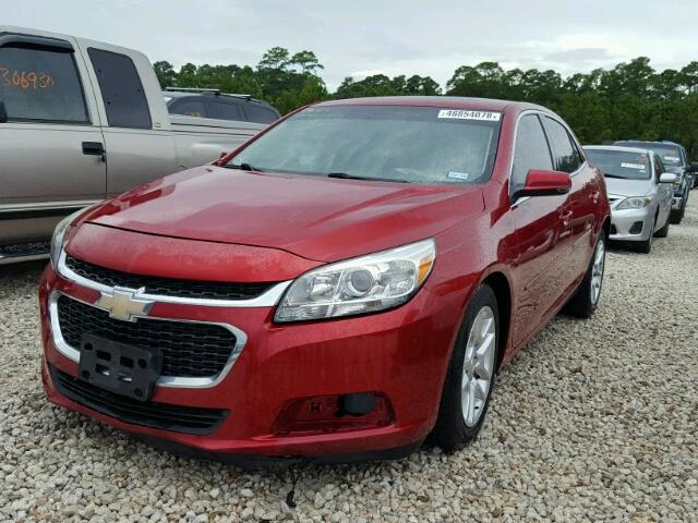 1G11C5SL5EF214849 - 2014 CHEVROLET MALIBU 1LT RED photo 2