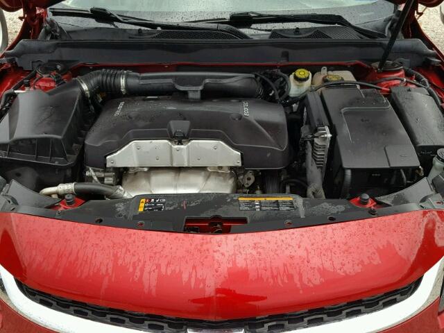 1G11C5SL5EF214849 - 2014 CHEVROLET MALIBU 1LT RED photo 7