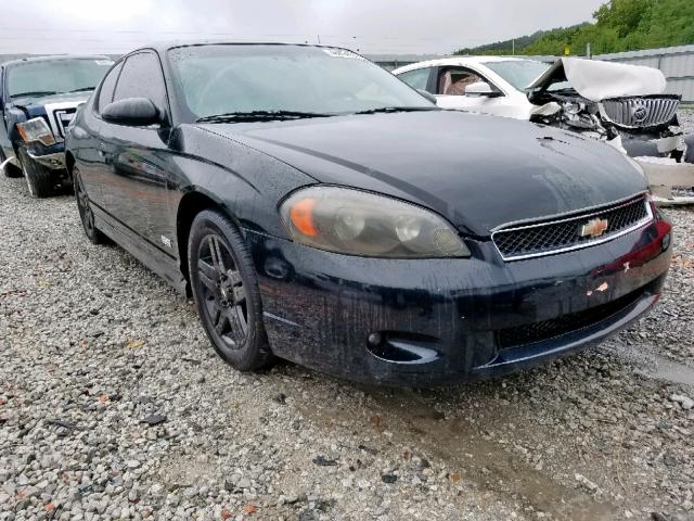 2G1WL15CX79115305 - 2007 CHEVROLET MONTE CARL BLACK photo 1