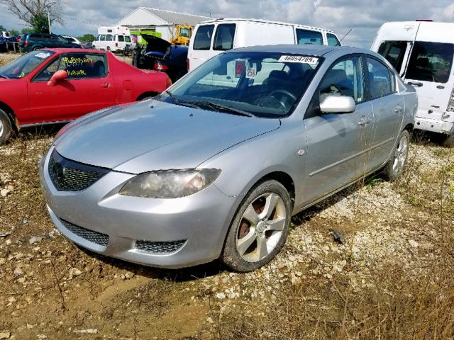 JM1BK12F651266604 - 2005 MAZDA 3 I SILVER photo 2