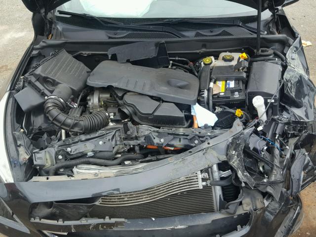 1G11D5RR0DF104345 - 2013 CHEVROLET MALIBU 1LT BLACK photo 7