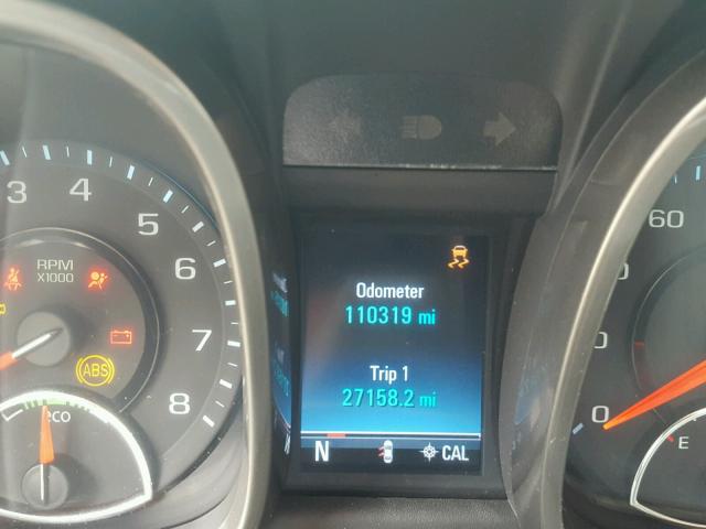 1G11D5RR0DF104345 - 2013 CHEVROLET MALIBU 1LT BLACK photo 8