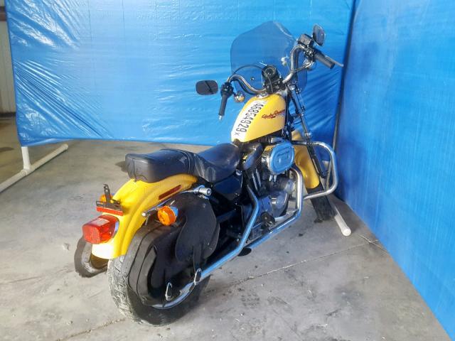 1HD4CFM19SY212221 - 1995 HARLEY-DAVIDSON XL883 DELU YELLOW photo 4