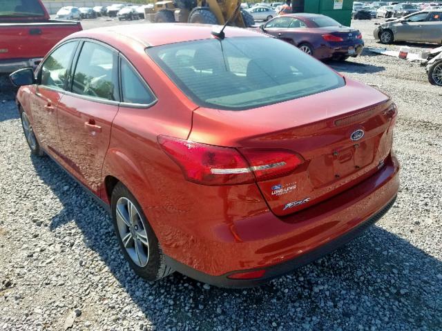 1FADP3FEXJL284292 - 2018 FORD FOCUS SE RED photo 3