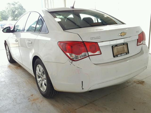 1G1PA5SH1E7212330 - 2014 CHEVROLET CRUZE LS WHITE photo 3