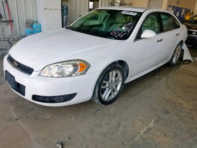 2G1WC5EM6B1190624 - 2011 CHEVROLET IMPALA LTZ WHITE photo 2